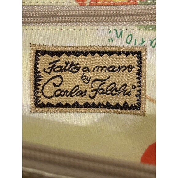 Vintage Fatto A Mano Carlos Falchi Bronze Snakeskin Hobo Bag EUC - Picture 9 of 15